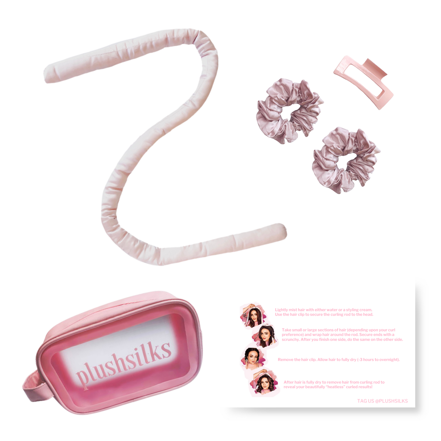 Plushsilks Heatless Hair Curler Kit™